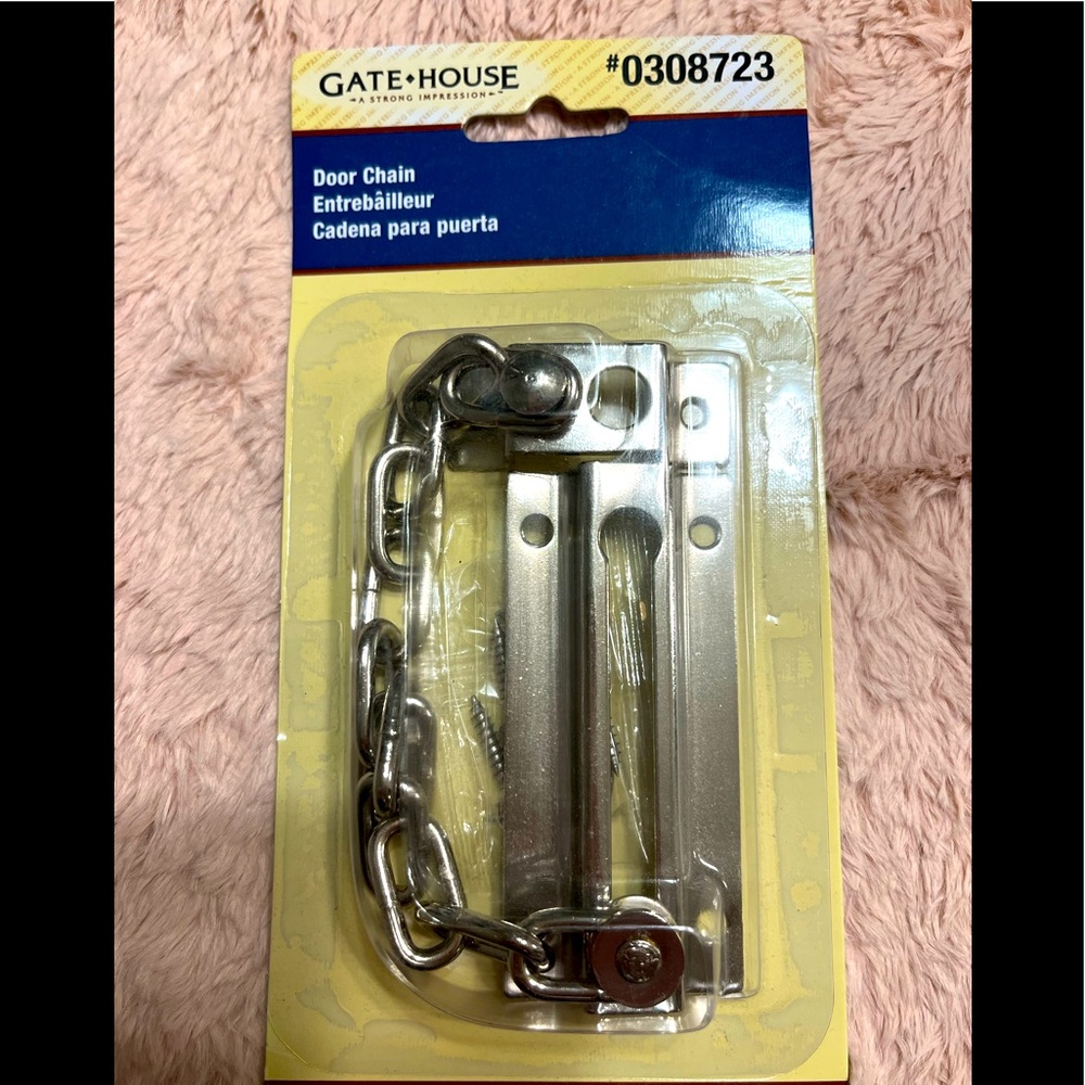 NIB Gatehouse door chain lock.